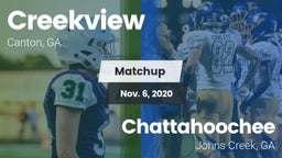Matchup: Creekview High vs. Chattahoochee  2020