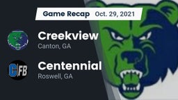 Recap: Creekview  vs. Centennial  2021