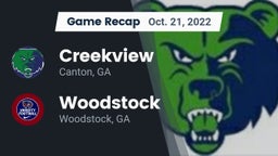 Recap: Creekview  vs. Woodstock  2022