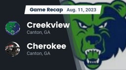 Recap: Creekview  vs. Cherokee  2023