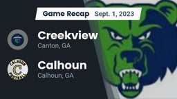 Recap: Creekview  vs. Calhoun  2023