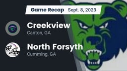 Recap: Creekview  vs. North Forsyth  2023