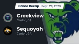 Recap: Creekview  vs. Sequoyah  2023