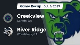 Recap: Creekview  vs. River Ridge  2023