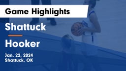 Shattuck  vs Hooker  Game Highlights - Jan. 22, 2024