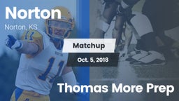 Matchup: Norton  vs. Thomas More Prep 2018