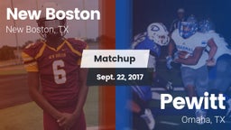 Matchup: New Boston High vs. Pewitt  2017