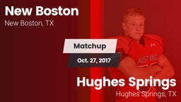 Matchup: New Boston High vs. Hughes Springs  2017