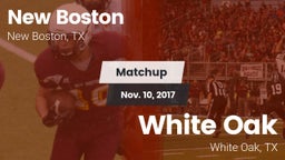 Matchup: New Boston High vs. White Oak  2017