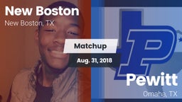 Matchup: New Boston High vs. Pewitt  2018