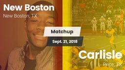 Matchup: New Boston High vs. Carlisle  2018