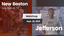Matchup: New Boston High vs. Jefferson  2018