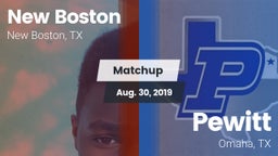 Matchup: New Boston High vs. Pewitt  2019