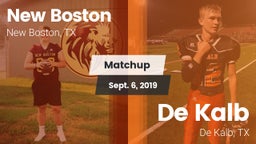 Matchup: New Boston High vs. De Kalb  2019