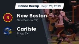 Recap: New Boston  vs. Carlisle  2019