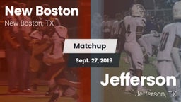 Matchup: New Boston High vs. Jefferson  2019