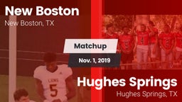 Matchup: New Boston High vs. Hughes Springs  2019