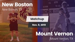 Matchup: New Boston High vs. Mount Vernon  2019