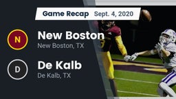 Recap: New Boston  vs. De Kalb  2020