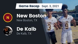 Recap: New Boston  vs. De Kalb  2021