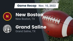 Recap: New Boston  vs. Grand Saline  2022