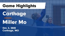 Carthage  vs Miller Mo Game Highlights - Oct. 3, 2020