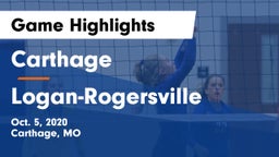 Carthage  vs Logan-Rogersville  Game Highlights - Oct. 5, 2020