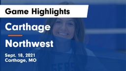 Carthage  vs Northwest  Game Highlights - Sept. 18, 2021