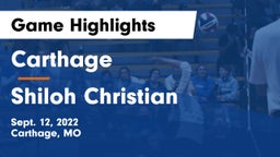 Carthage  vs Shiloh Christian  Game Highlights - Sept. 12, 2022
