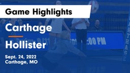 Carthage  vs Hollister  Game Highlights - Sept. 24, 2022