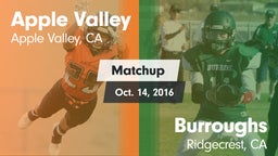 Matchup: Apple Valley High vs. Burroughs  2016