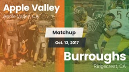 Matchup: Apple Valley High vs. Burroughs  2017