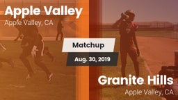 Matchup: Apple Valley High vs. Granite Hills  2019