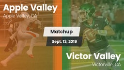 Matchup: Apple Valley High vs. Victor Valley  2019