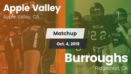 Matchup: Apple Valley High vs. Burroughs  2019