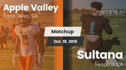 Matchup: Apple Valley High vs. Sultana  2019