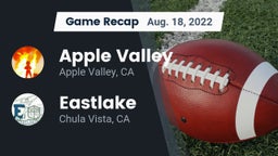 Recap: Apple Valley  vs. Eastlake  2022