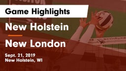 New Holstein  vs New London  Game Highlights - Sept. 21, 2019