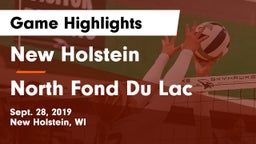 New Holstein  vs North Fond Du Lac Game Highlights - Sept. 28, 2019