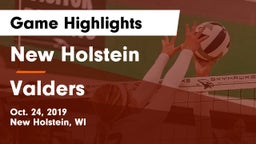 New Holstein  vs Valders  Game Highlights - Oct. 24, 2019