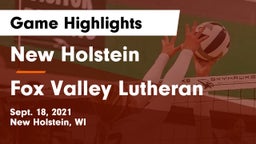 New Holstein  vs Fox Valley Lutheran  Game Highlights - Sept. 18, 2021