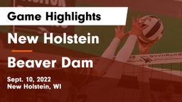 New Holstein  vs Beaver Dam  Game Highlights - Sept. 10, 2022
