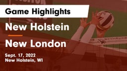 New Holstein  vs New London  Game Highlights - Sept. 17, 2022