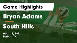 Bryan Adams  vs South Hills  Game Highlights - Aug. 12, 2022