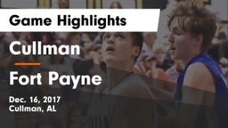 Cullman  vs Fort Payne Game Highlights - Dec. 16, 2017