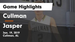 Cullman  vs Jasper  Game Highlights - Jan. 19, 2019