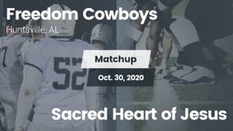 Matchup: Freedom Cowboys vs. Sacred Heart of Jesus 2020