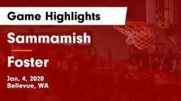 Sammamish  vs Foster  Game Highlights - Jan. 4, 2020