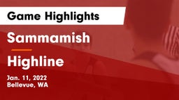 Sammamish  vs Highline  Game Highlights - Jan. 11, 2022