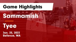 Sammamish  vs Tyee  Game Highlights - Jan. 25, 2022